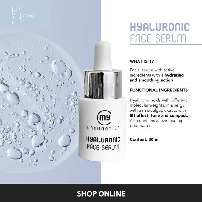 Huvudbild Hyaluronic ansikts serum My Lamination 